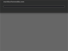 Tablet Screenshot of markburhennedds.com
